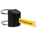 Tensabarrier Belt Barrier, Black, Belt Color Yellow 897-15-C-33-NO-YCX-A