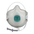 Moldex N100 Disposable Respirator w/ Valve, M/L, White, PK5 2730N100