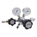 Harris Specialty Gas Regulator, Two Stage, CGA-330, 0 to 50 psi, Use With: Corrosive KH1107