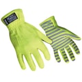 Ringers Gloves Hi-Vis Mechanics Gloves, L, Green, Nylon 307-10