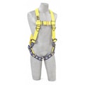 3M Dbi-Sala Retrieval Full Body Harness, Vest Style, XS, Polyester, Yellow 1101256