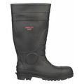 Tingley Pilot Knee Boots, Size 7, 15" H, Black, Plain Toe, PR 31151