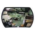 Zoro Select Indoor Convex Mirror, 12x18, Rectangular RTH-12X18