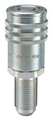 Parker Hydraulic Quick Connect Hose Coupling, Steel Body, Push-to-Connect Lock, 7/8"-14 Thread Size FEM-501-10BMF-NL