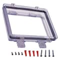 Safety Technology International C Style Backbox Kit, Polycarbonate, Clear SUB-06297C
