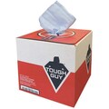Tough Guy Dry Wipe Roll, Dispenser Box, Double Recreped (DRC), 9 in x 12 in, 200 Sheets, Blue 32RT57