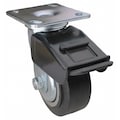 Zoro Select Swivel Plate Caster w/4-Position Directional Lock, 325 lb 08IS05201S005G
