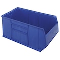 Quantum Storage Systems Storage Bin, Blue, Polypropylene, 41 7/8 in L x 23 7/8 in W x 17 1/2 in H, 175 lb Load Capacity QRB246BL