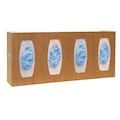 Bowman Dispensers Glove Box Dispenser, (4) Boxes, Maple GL040-0223