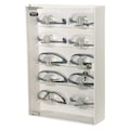 Bowman Dispensers Eyewear Cabinet, White/Clear CP-075