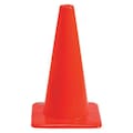 Brady Traffic Cone, Vinyl, 8in. dia., Orange 80111