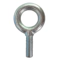 Zoro Select Eye Bolt Without Shoulder, 3/8"-16, 2-1/2 in Shank, 1 in ID, Steel, Zinc Plated U16182.037.0250