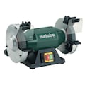 Metabo Bench Grinder, 8 in Max. Wheel Dia, 1 in Max. Wheel Thickness, 36/60 Grinding Wheel Grit 619200420
