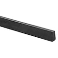 Zoro Select Rubber Edging, Neoprene, 25 ft Length, Non-Adhesive Backing, 1/2 in Overall Width, Style: C ZTRIM-225