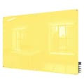 Ghent 48"x72" Glass Dry Erase Board, Gloss, Yellow HMYRN46YW