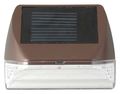 Moonrays LED Mini Deck Light, Outdoor, Solar, Bronze 95028