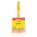 Wooster 4" Trim/Wall Paint Brush, Synthetic Bristle Bristle, Plastic Handle Q3108-4