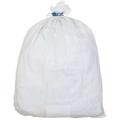 Zoro Select Rubber Closure Polyester Mesh Laundry Bag White NI245465