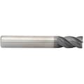 5 Axis Grinding Carbide End Mill, 3/4InDia, 4InL, TiALN 40750R