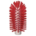 Vikan 3" W Tube and Pipe Brush, Medium, Not Applicable L Handle, 5 1/2 in L Brush, Red, 6 in L Overall 5380774