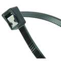 Gardner Bender Cable Tie, Self Cutting, 8", 50 lb., Bk, PK20 45-308UVBSC