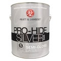 Pratt & Lambert Interior Paint, Semi-Gloss, Latex Base, Sunlit Mesa, 1 gal 0000Z5583-16