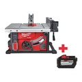 Milwaukee Tool Cordless Cordless Table Saw Kit 8 1/4 in Blade Dia., 24-1/2 in 2736-21HD, 48-11-1812
