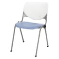 Kfi Poly Stack Chair, Peri Blue Seat 2300-BP08-SP20