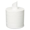 Gen Center-Pull Paper Towels, 2 Ply, 2.3 in Core Dia, 7.3 in W, 500 ft, 600 Sheets/Roll, White, 6 Pack GEN203