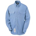 Vf Imagewear Flame Resistant Collared Shirt, Light Blue, Cotton/Nylon, S SLU2LB RG S