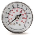 Zoro Select Pressure Gauge, 0 to 60 psi, 1/8 in BSPT, Plastic, Black 4EFC6