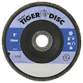 Weiler Arbor Mount Flap Disc, 6in, 60, Med. 98102