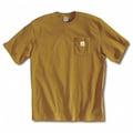 Carhartt T-Shirt, Brown, XL K87 BRN TLL XLG