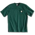 Carhartt T-Shirt, Hunter Green, M K87-HTG MED REG