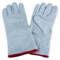Condor Stick Welding Gloves, Cowhide Palm, L, PR 4JF96