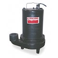 Dayton Pump, Effluent, 1/2 HP 4LE11