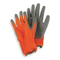 Condor Coated Gloves, 2XL, Hi-Vis Orange/Black, PR 4NMN8