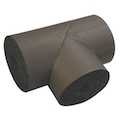 K-Flex Usa 3/4" x 1/2" Elastomeric Tee Pipe Fitting Insulation, 1/2" Wall 801-T-048068