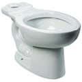 American Standard Toilet Bowl, 1.1 to 1.6 gpf, Pressure Assist Tank, Floor Mount, Elongated, White 3481001.020