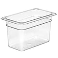 Cambro Food Pan, Fourth Size, Clear, PK6 CA46CW135