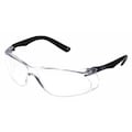 Condor Safety Glasses, Anti-Fog, Anti-Static, Anti-Scratch, Frameless, Black Arm, Clear Lens 4VCK4