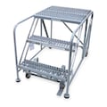 Cotterman Rolling Work Platform, Steel, 30 in. H 3WP2424A3B4B8AC1P6