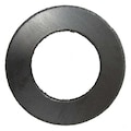 Zoro Select Flange Gasket, Ring, 1 1/2 In, Graphite FLEXIGRAF-RG-0150-062-0150