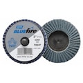 Norton Abrasives Flap Disc, Crs, Grit 40, TY 3, 3in, Bluefire 77696090171