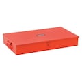 Proto 26-3/4"W Steel, Safety Red Socket Storage Box, Powder Coated, 5-1/2"H J5697R