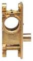 Kaba Ilco Bottom Rail Lock, Brass, 1-9/16in BRL-03