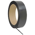Zoro Select Plastic Strapping, HG, Black, 1800 ft. L 40TP78