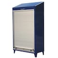 Strong Hold 12 ga. Steel Storage Cabinet, 60 in W, 87 in H, Stationary 56-RUDD-244-SL
