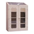 Strong Hold 12 ga. ga. Steel Storage Cabinet, 48 in W, 68-1/2 in H, Stationary 45-LD-243-NL-SL-SRP