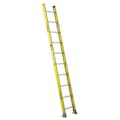 Werner 10 ft. Straight Ladder, Fiberglass, 10 Steps 7110-1